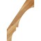 Ekena Millwork 4"W x 24"D x 36"H Balboa Rough Sawn Knee Brace, Western Red Cedar BRC04X24X36BOA00RWR - alternate 3